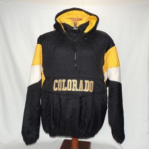 Vintage 1/2 Zip Starter Jacket Colorado Buffaloes Men's Large Coach Prime